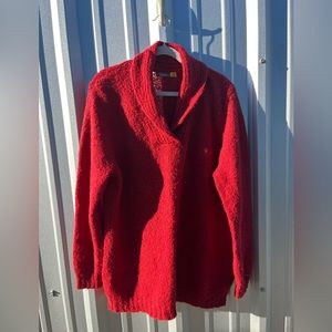 Cabela’s red sweater